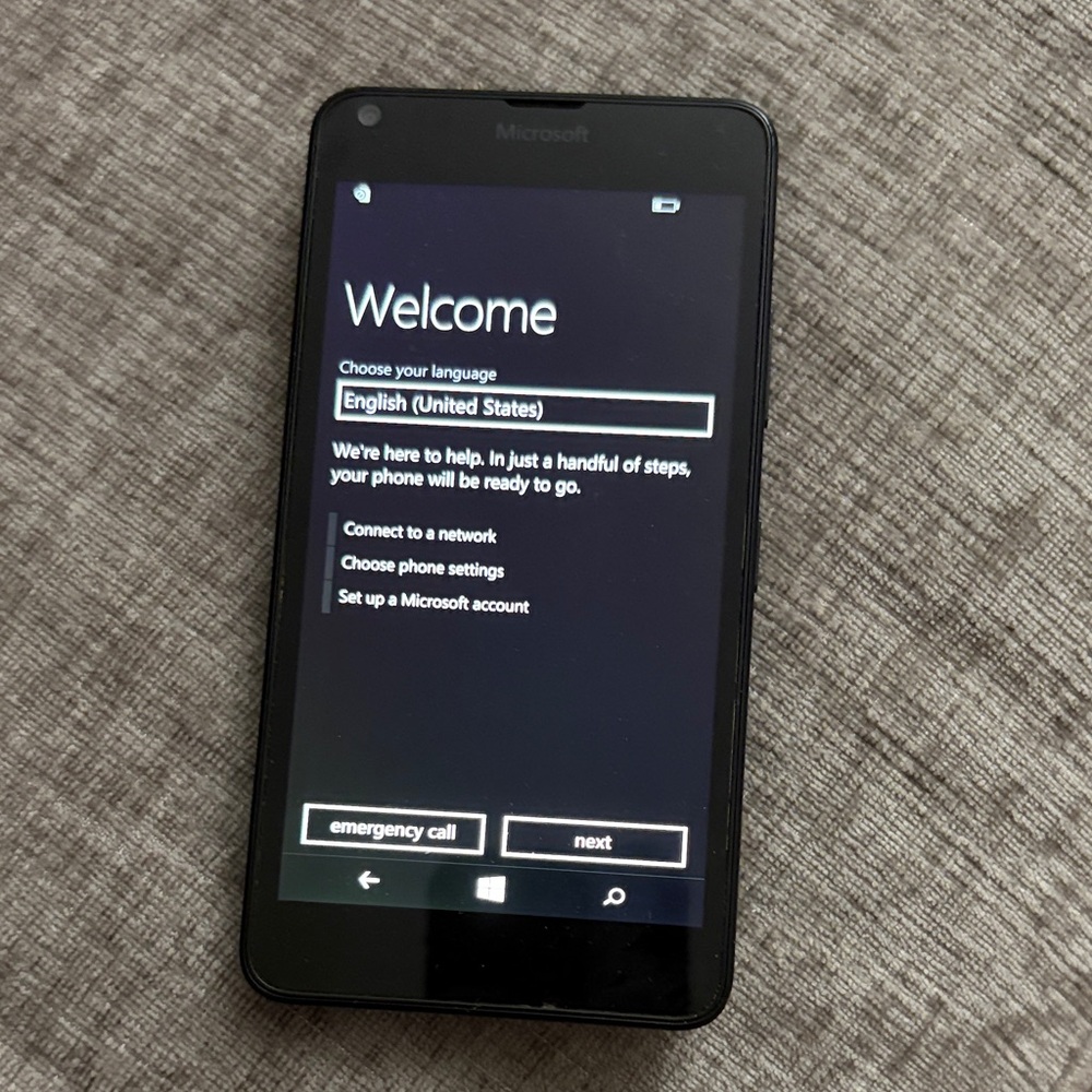 Microsoft Smartphone in Classic Black